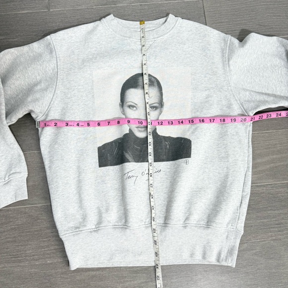 ANINE BING Ramona Sweatshirt Ab X To Kate Moss in Heather Grey XS Rare Revolve - Picture 14 of 16
